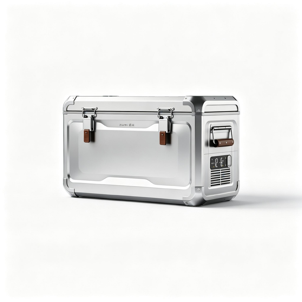 Aluminum portable refrigerator